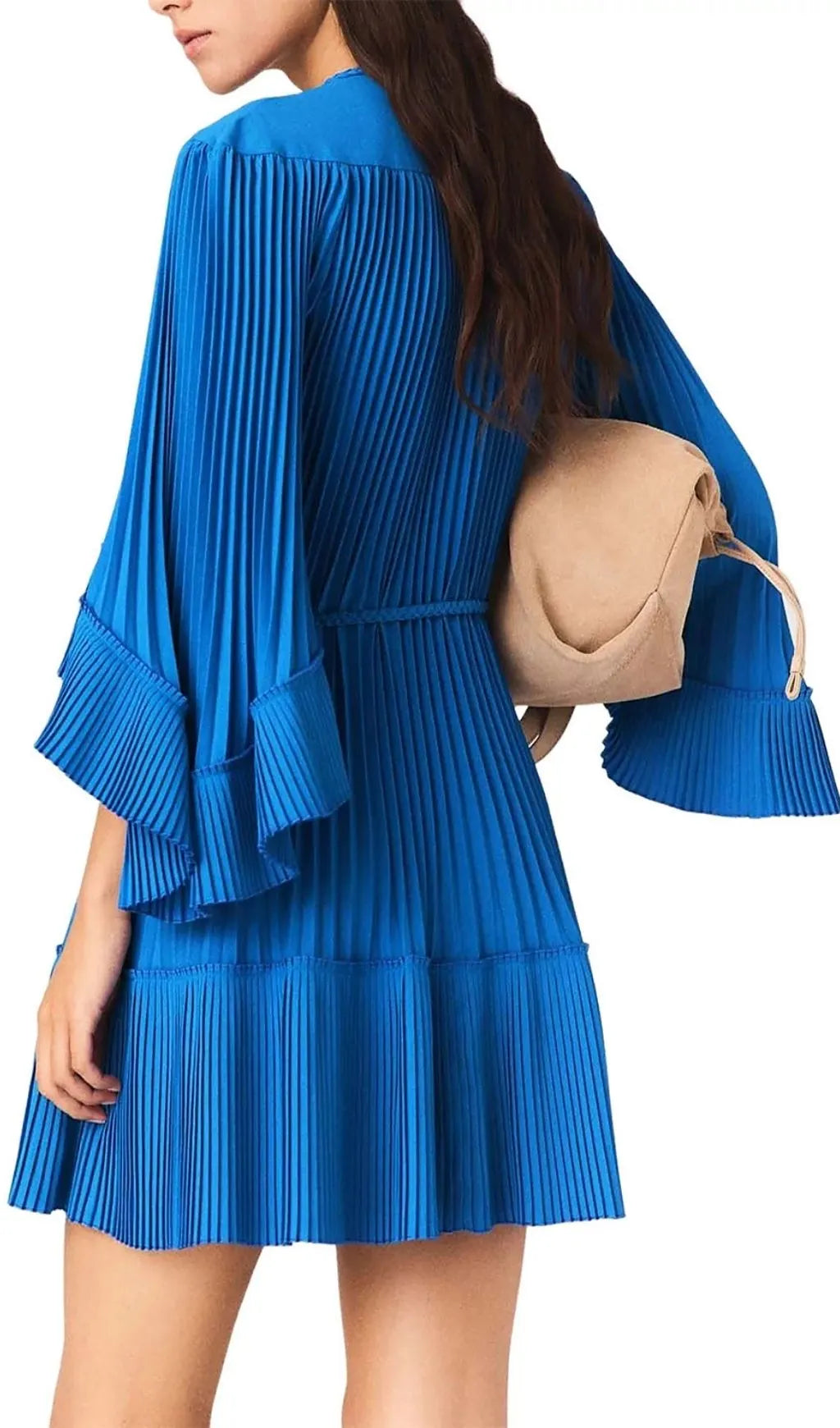 Rilaje Short Pleated Dress Flowering Girl