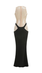 Dael Sequin Sleeveless Maxi Dress Flowering Girl