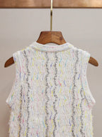 Haunani Knit Vest Cardigan Flowering Girl