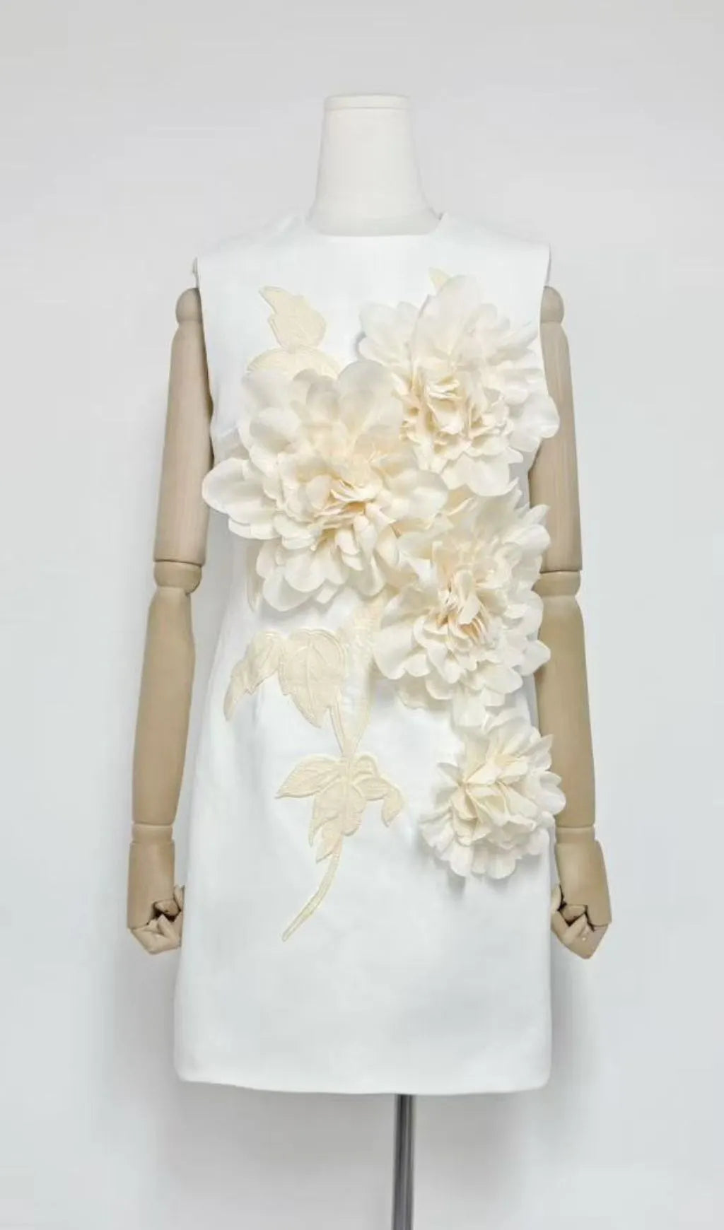 Jocasta Sleeveless Flower Mini Dress Flowering Girl