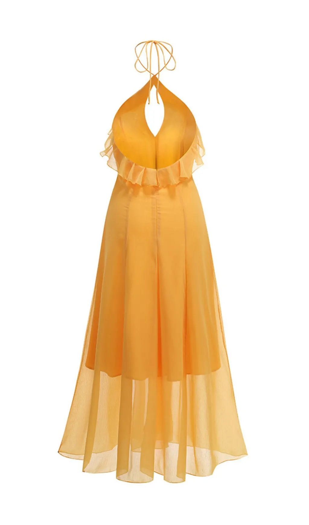 Glennis Halter Backless Maxi Dress Flowering Girl