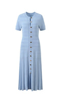 Knit Midi Dress Flowering Girl