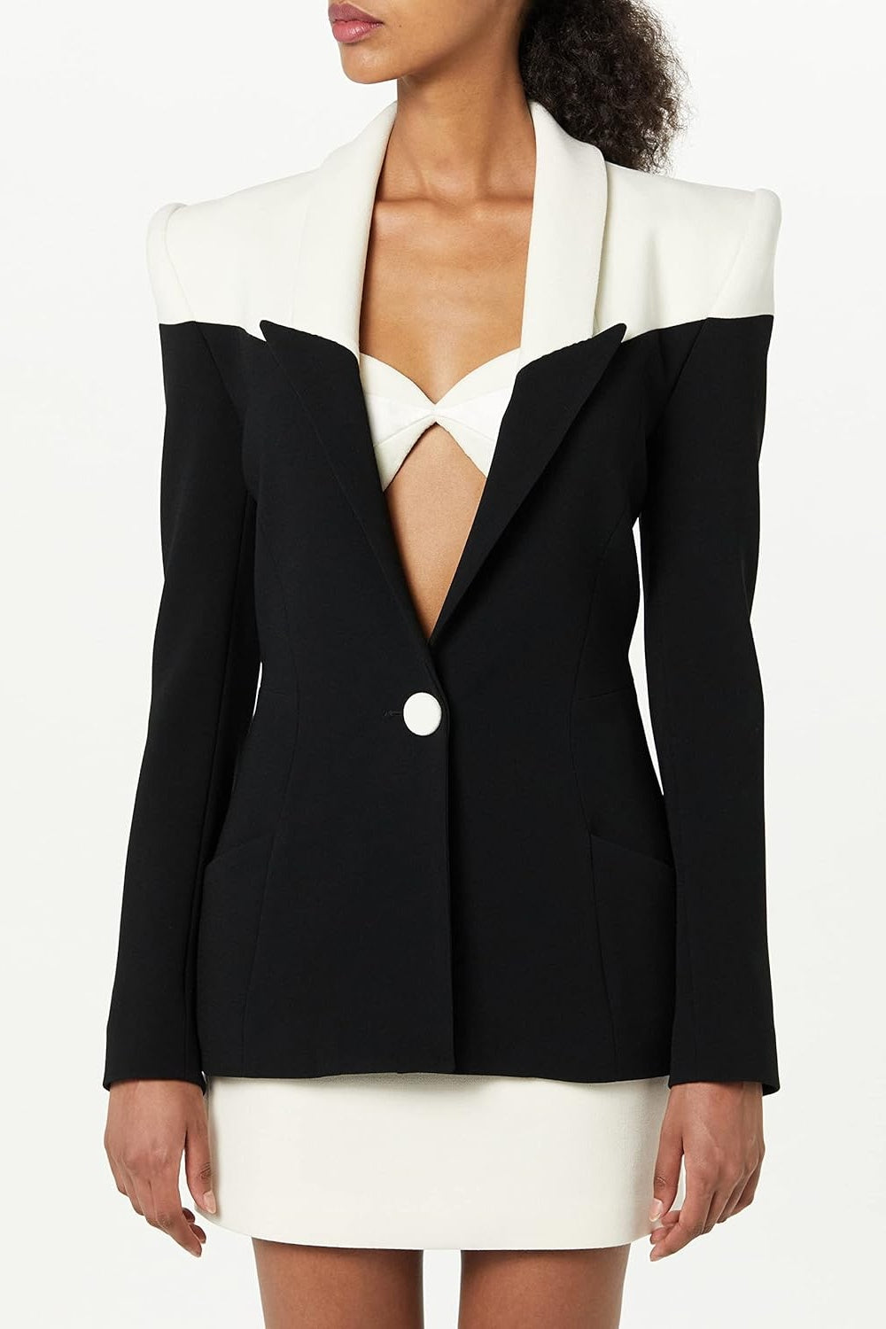 Nerissa Patchwork Blazer Two Piece Set Flowering Girl
