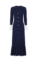 Kayanna Knit Long Sleeve Midi Dress Flowering Girl