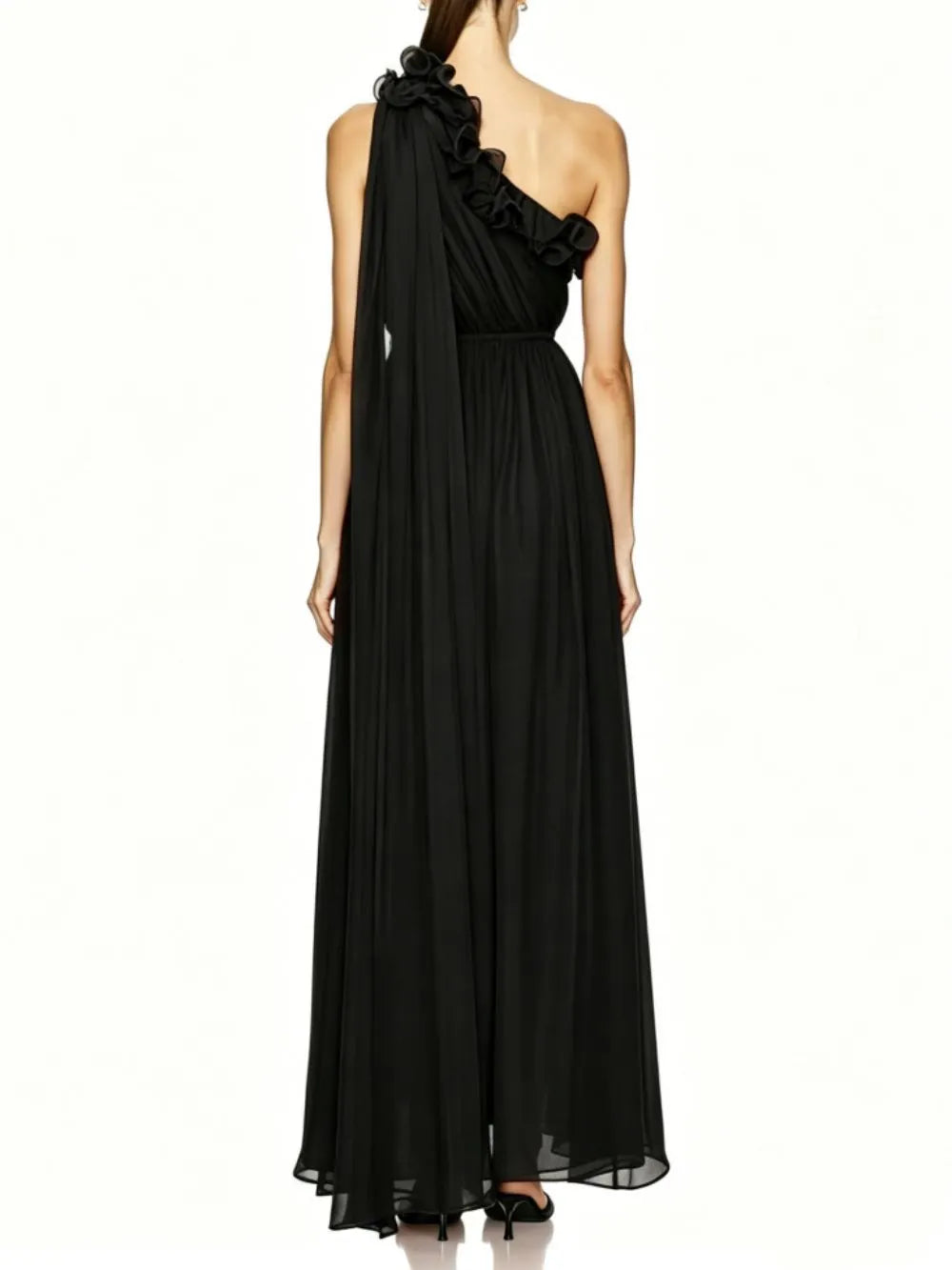 Meital One-Shoulder Maxi Dress Flowering Girl