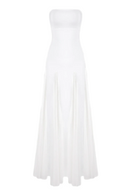 Dimiya Strapless Mesh Maxi Bandage Dress Flowering Girl