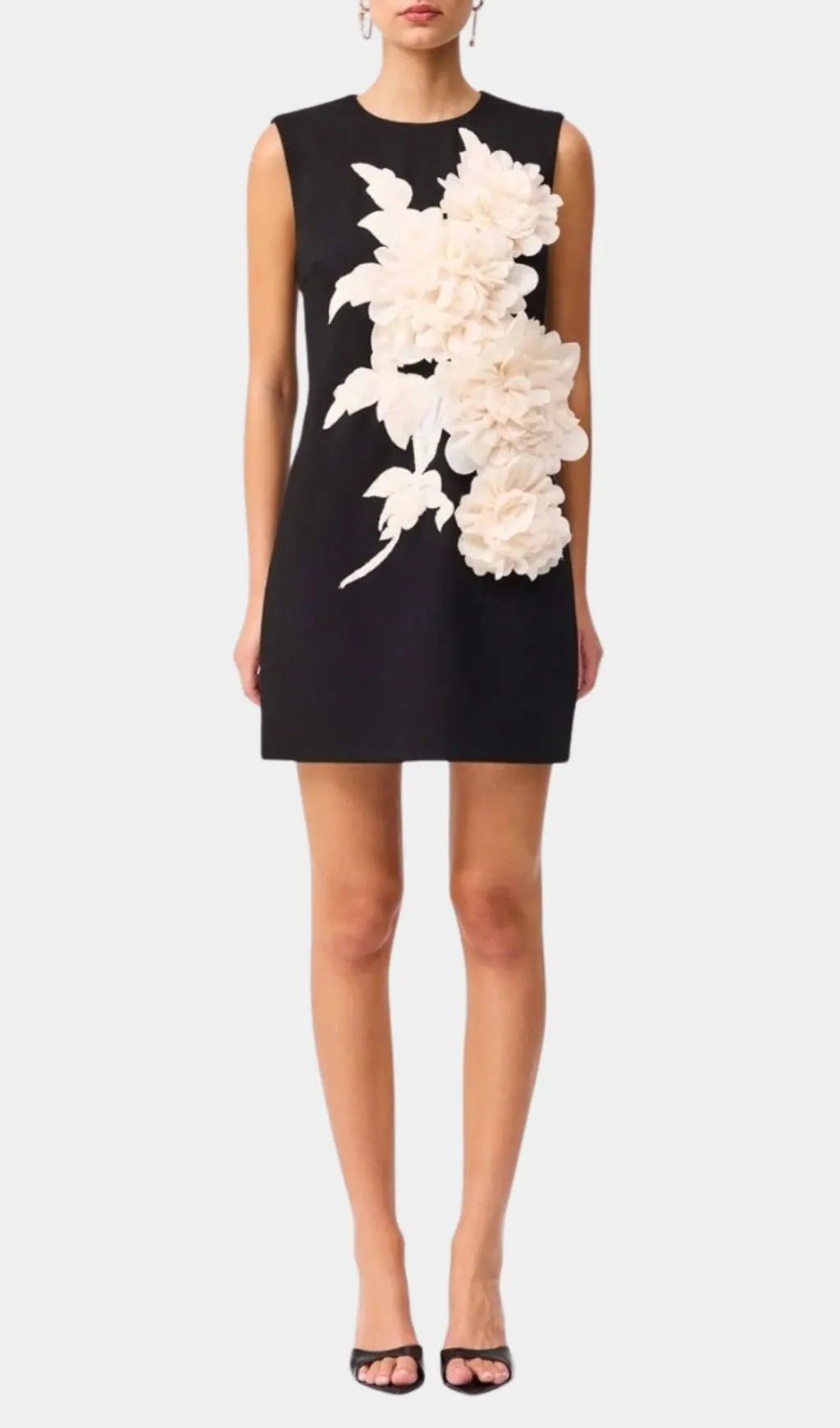 Jocasta Sleeveless Flower Mini Dress Flowering Girl