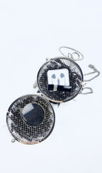 Adaiba Black Ball Sequin Bag Flowering Girl