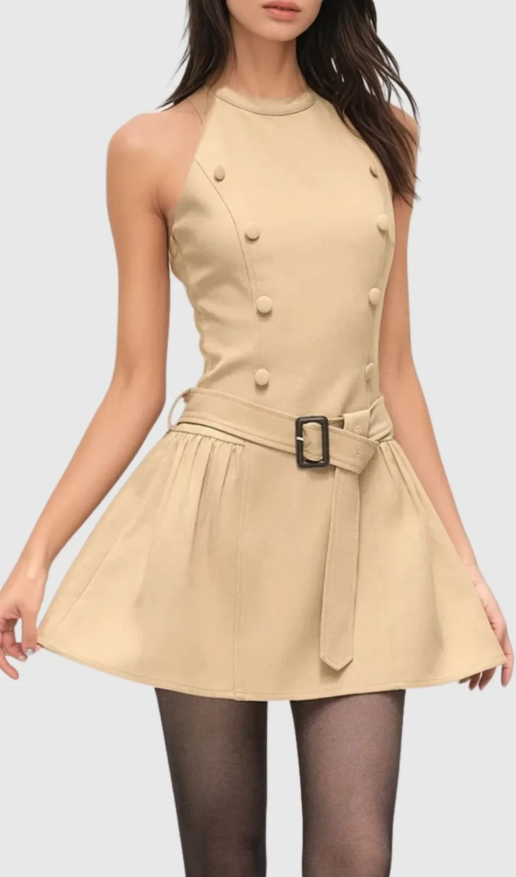 Ryker Buttoned Cape & Mini Dress Set Flowering Girl