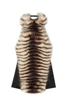Dora Halter Backless Furry Top Flowering Girl