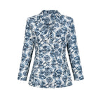 Morgane Floral-Print Jacket & Trousers Matching Set Flowering Girl