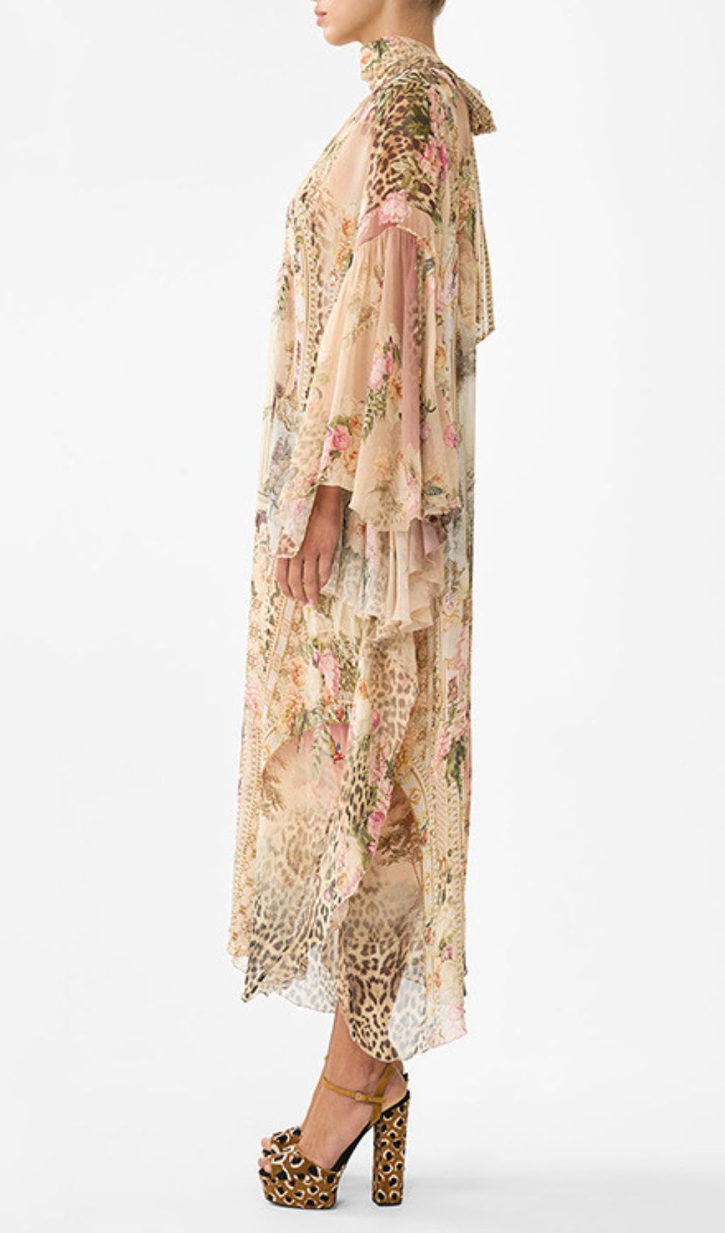 Jetta Printed Maxi Dress Flowering Girl