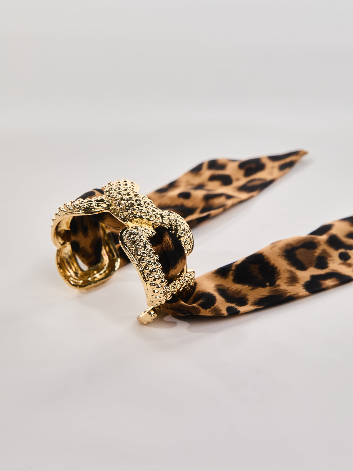 Oaelis Leopard Scarves Cuff Bracelet Flowering Girl