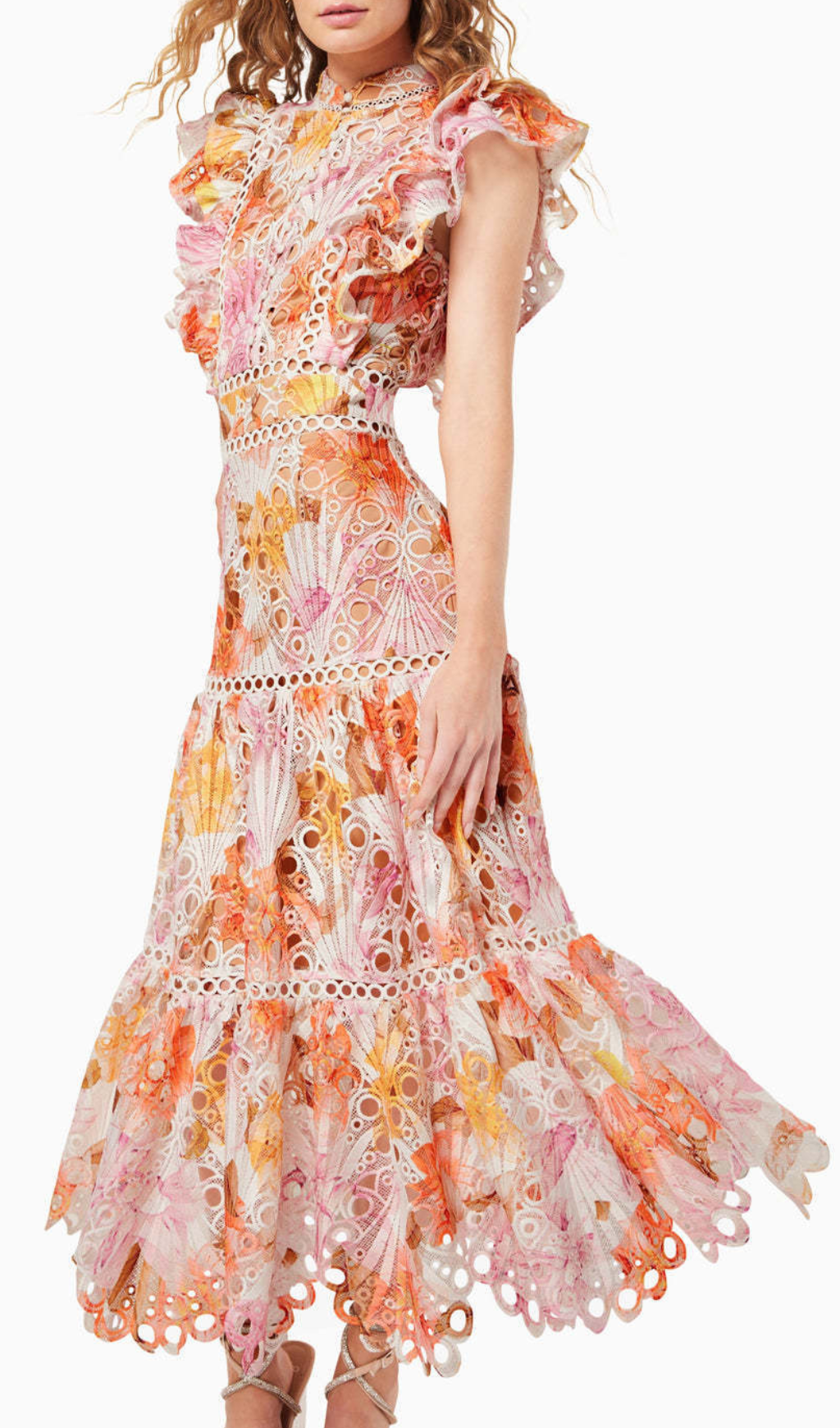 Amba Bohemian Midi Dress Flowering Girl