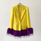 Anzu Feather Blazer Dress Flowering Girl