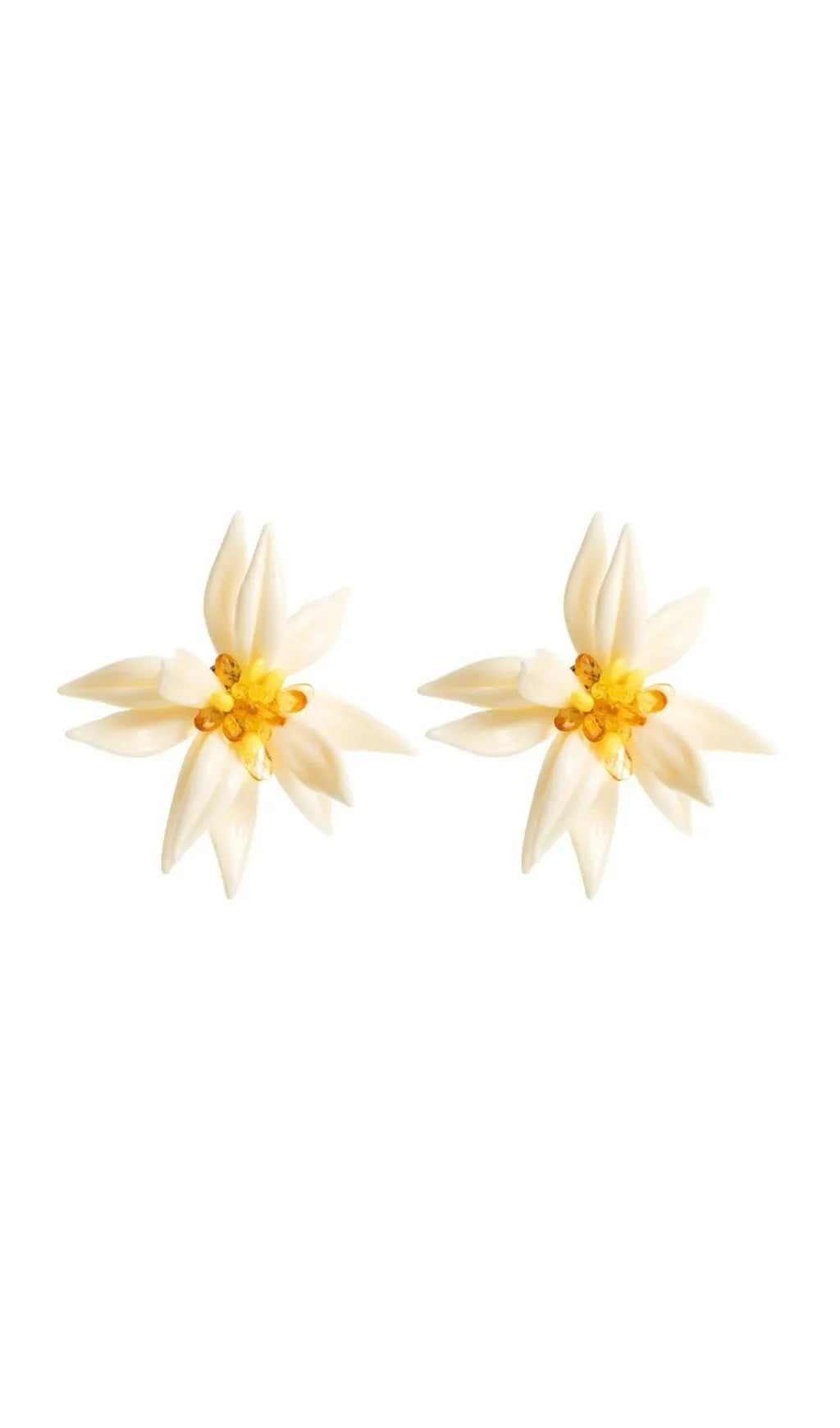 Bexiron Rhinestone Flower Earrings Flowering Girl