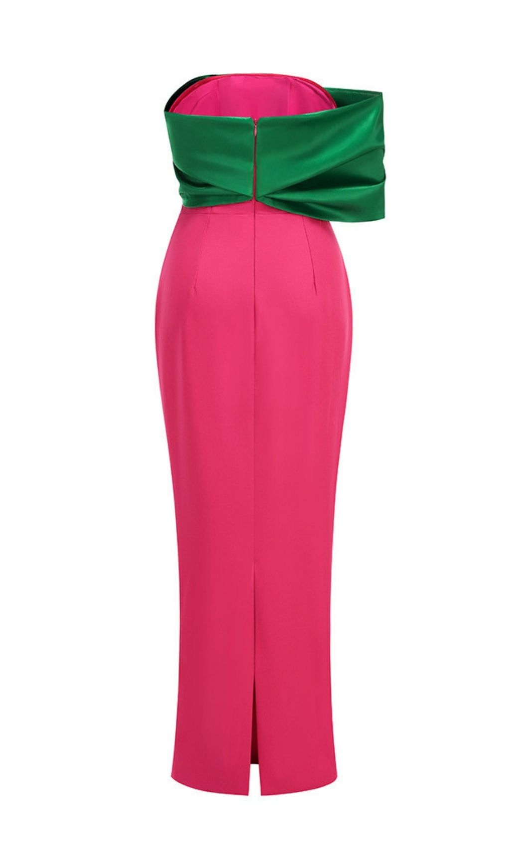 Kalea Pink Green Maxi Dress Flowering Girl