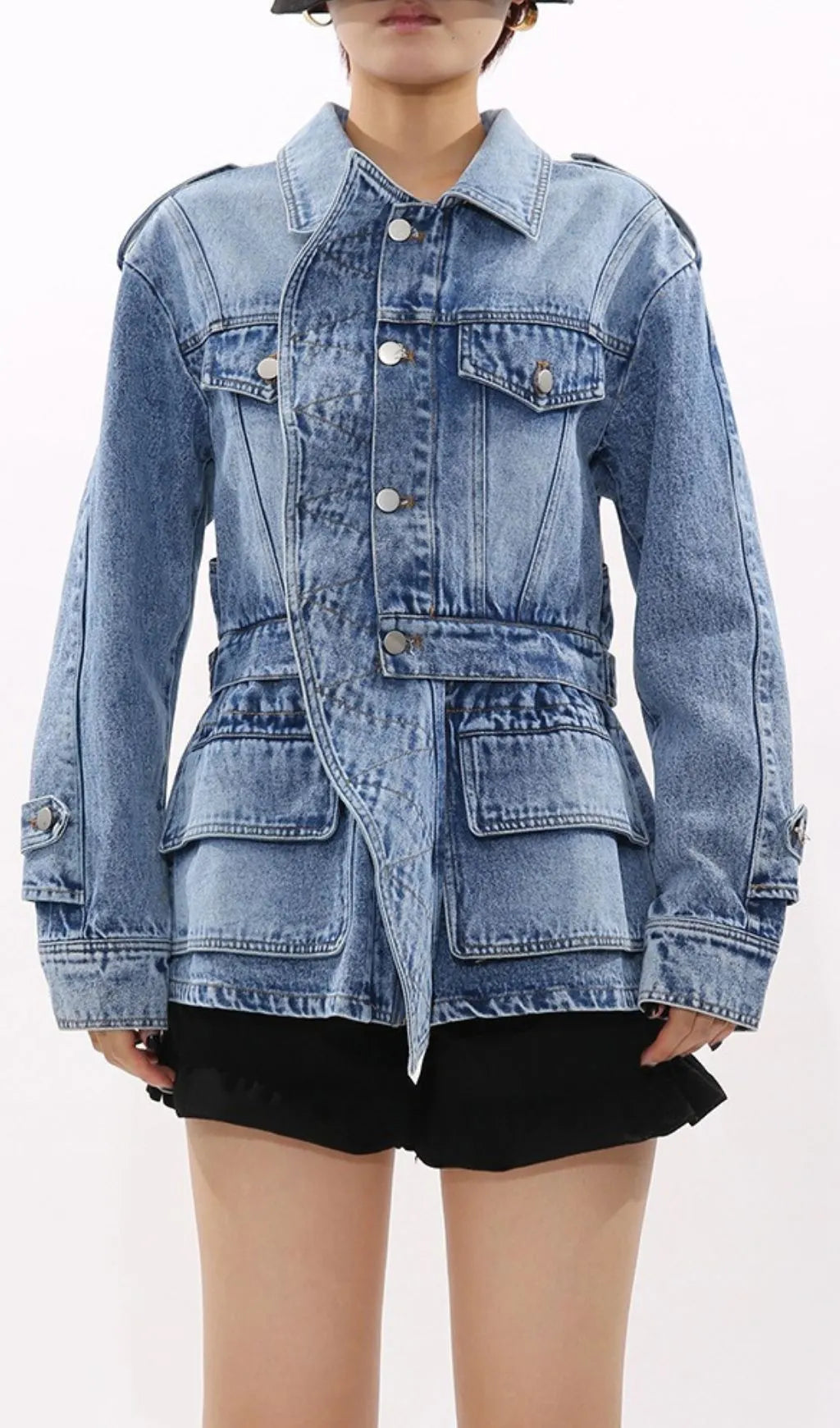 Ila Denim Jacket Flowering Girl