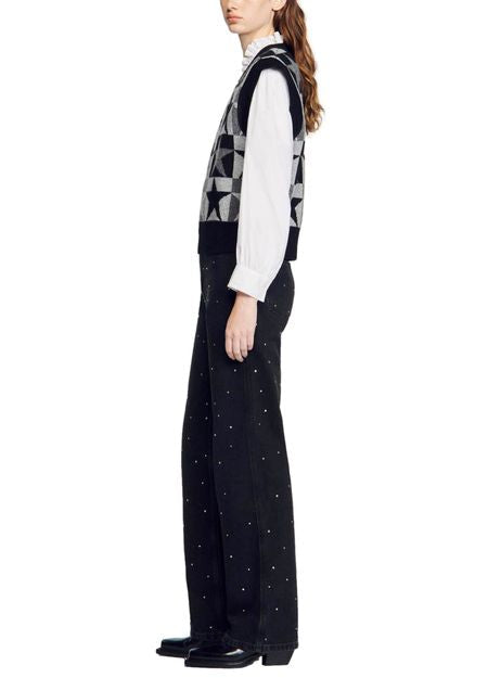 STARN V NECK SLEEVELESS SWEATER Flowering Girl