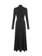 Mariella Black Long Sleeve Maxi Dress Flowering Girl