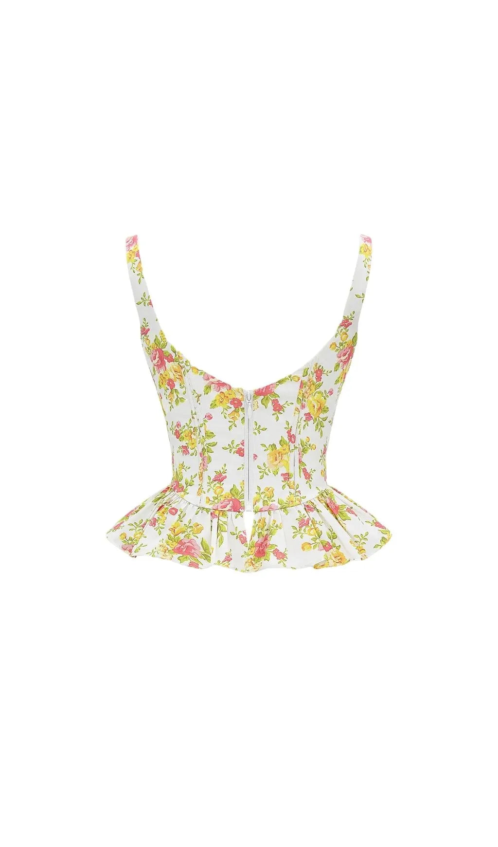 Lethia Floral Corset Top Flowering Girl
