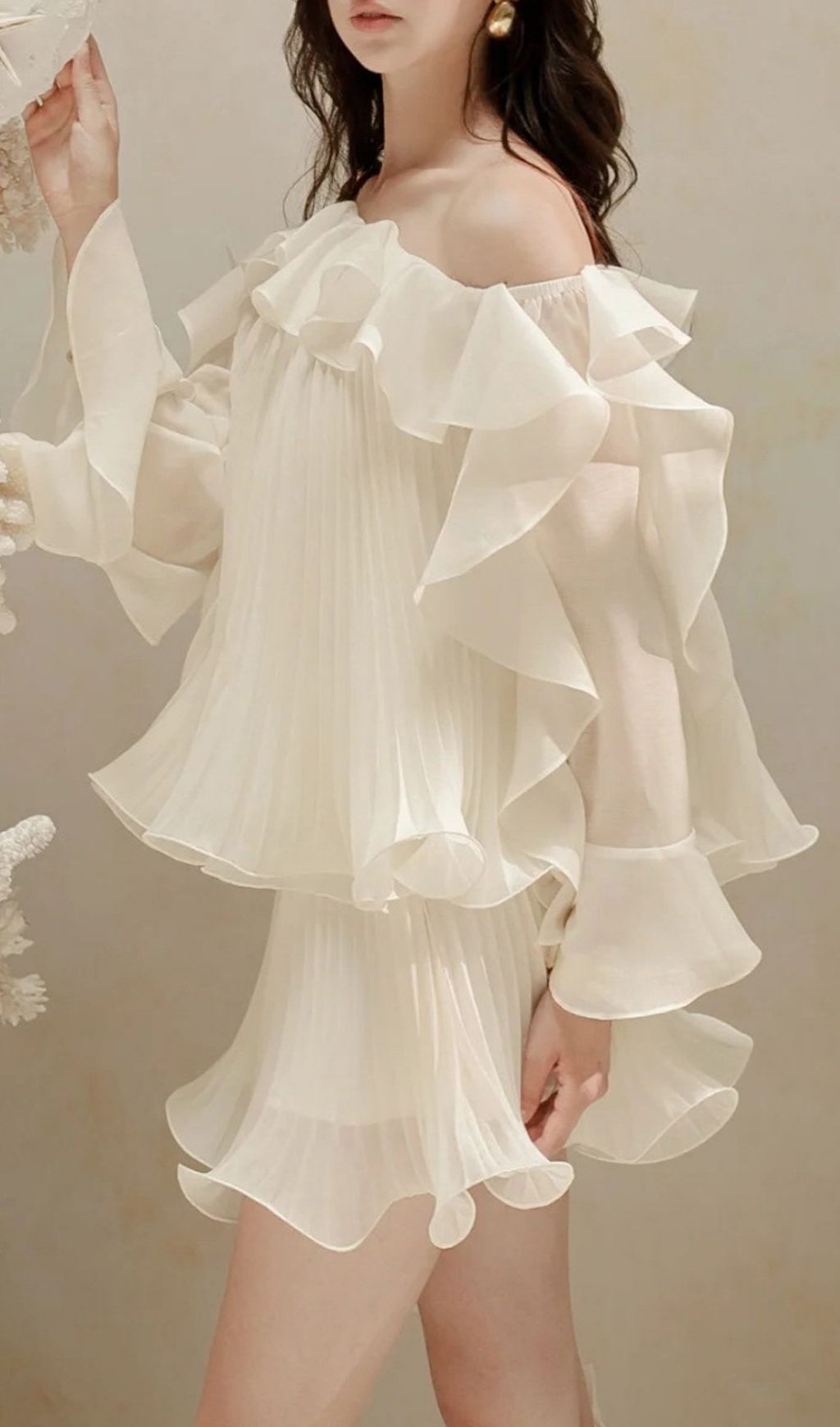Kamari Ruffle Two-Piece Set Flowering Girl