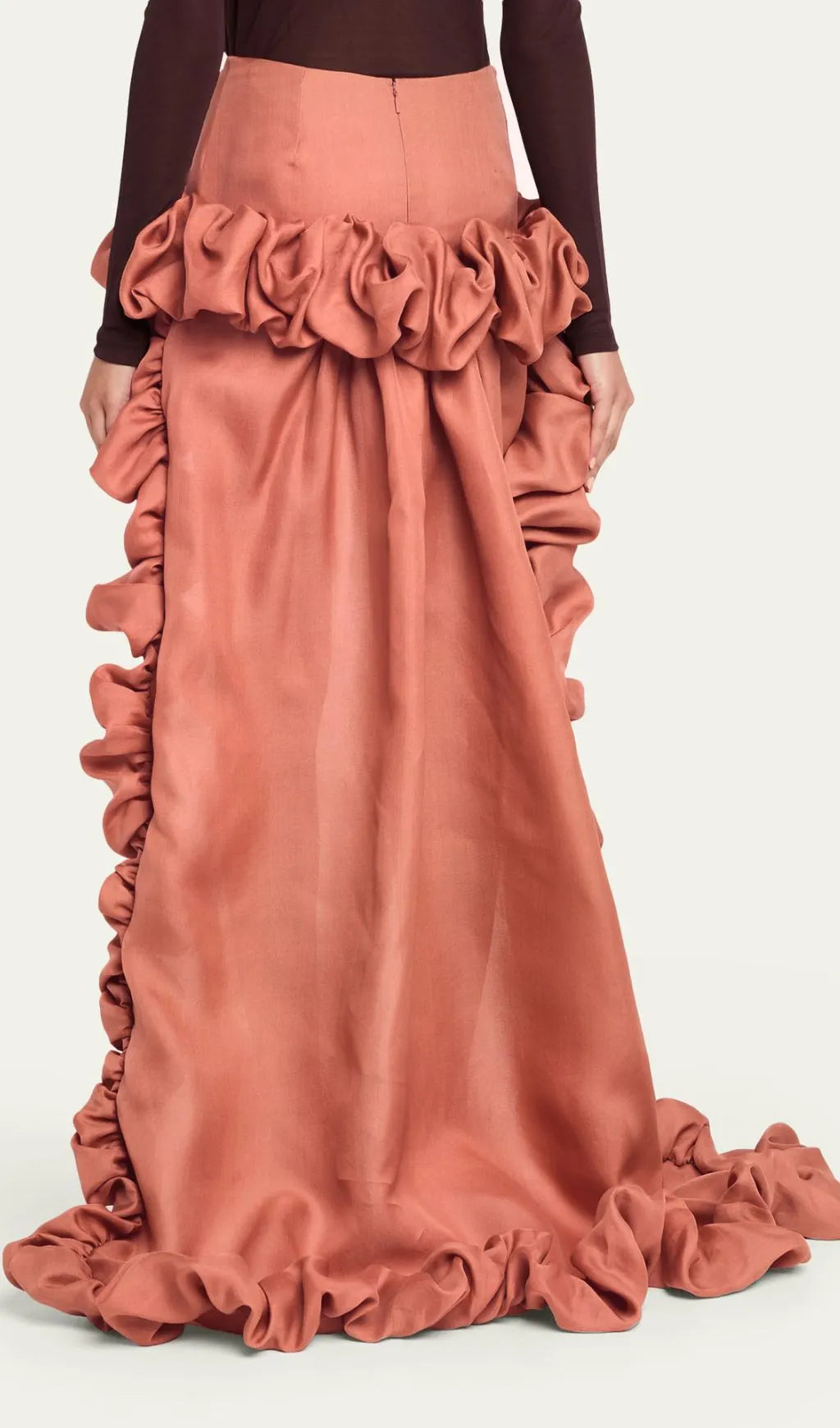 Jesper Ruffle Maxi Skirt Flowering Girl