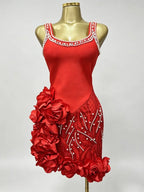 Malone Strappy Flower Embellished Mini Dress Flowering Girl