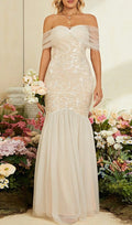 Devyn Lace Mesh Maxi Dress Flowering Girl