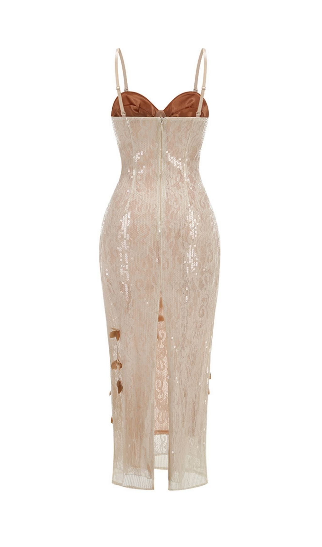 Hiroshi Sequin 3D-Flower Decor Maxi Dress Flowering Girl