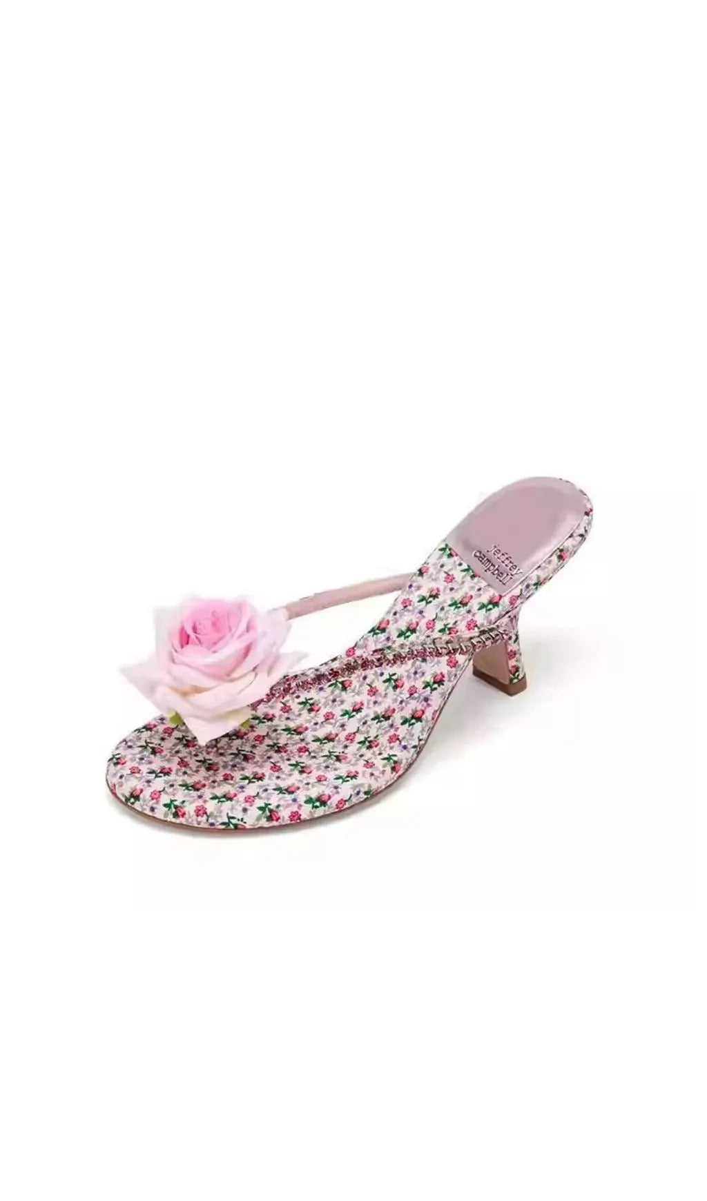 Kyriè Floral High-Heeled Sandals Flowering Girl