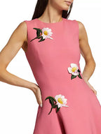 FLORAL APPLIQUÉ DRESS Flowering Girl