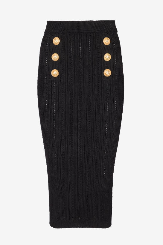 Lynn One Shoulder Knit Set - Black Flowering Girl