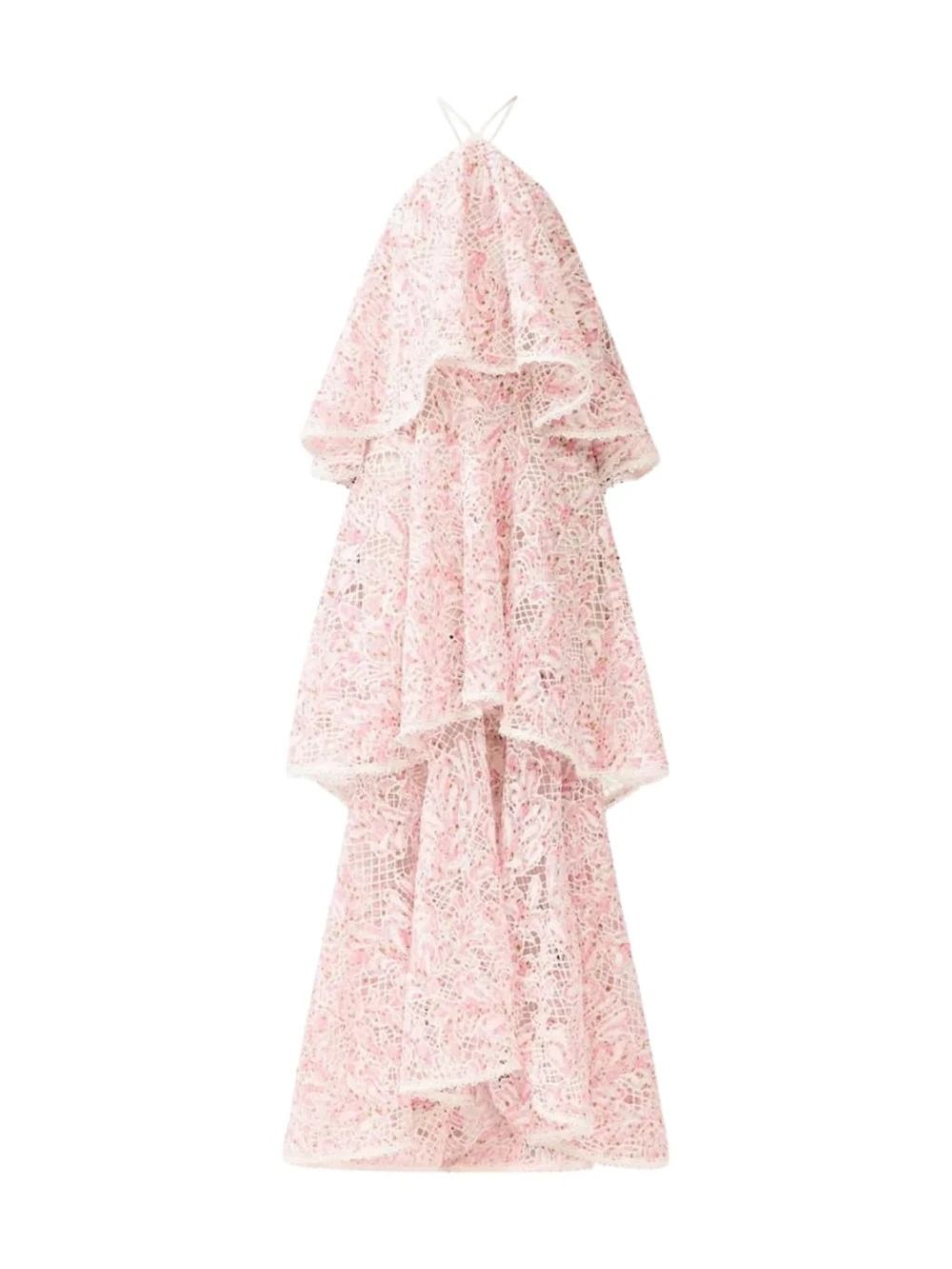 Vexlin Halterneck Tiered Maxi Dress Flowering Girl