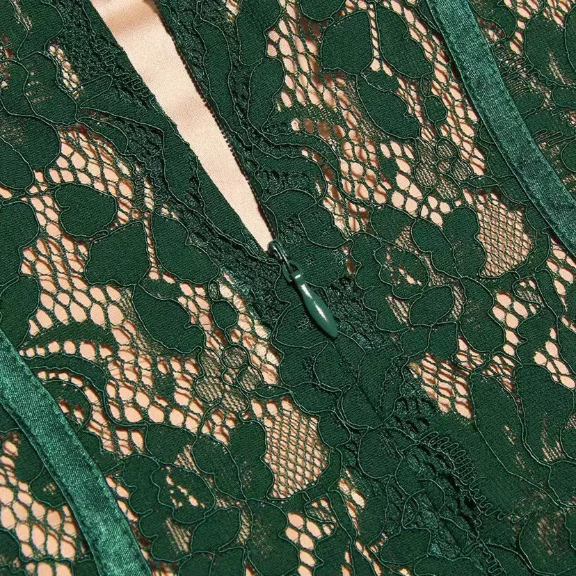 Forest Lace Midi Dress Flowering Girl