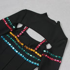 Aeliana Rhinestone Bandage Dress Flowering Girl