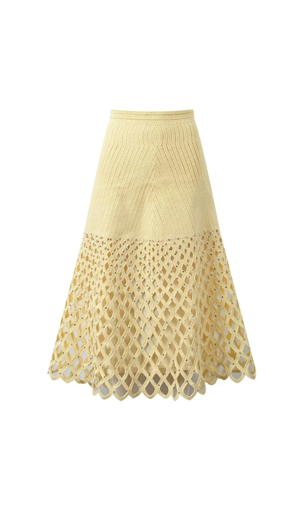 Crochet Midi Skirt Flowering Girl