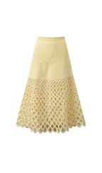 Crochet Midi Skirt Flowering Girl