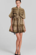 Inès Lace Cut-Out Layered Mini Dress Flowering Girl
