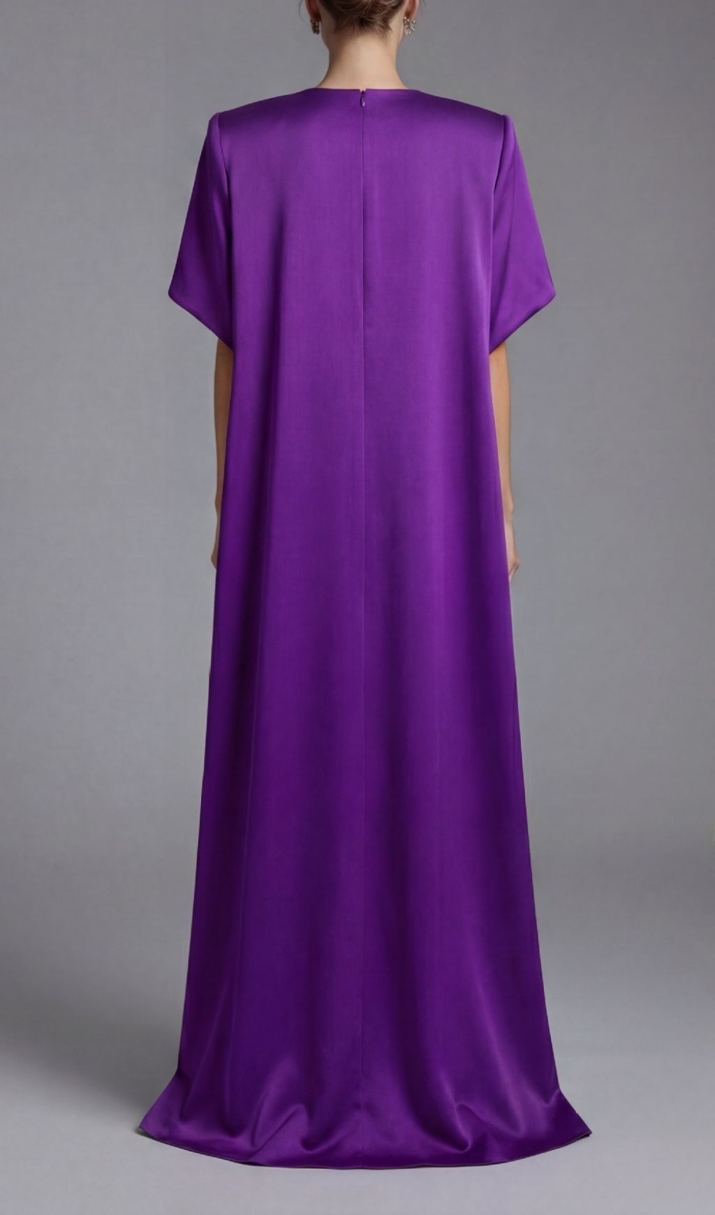 Kenisha Purple Flower Embellished Maxi Dress Flowering Girl