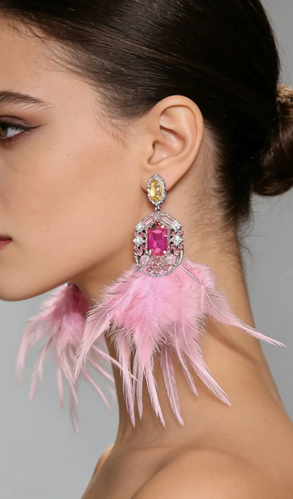 Kaelynn Pink Earrings Flowering Girl