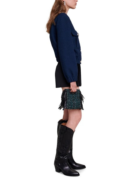 SHORT AVIATOR JACKET Flowering Girl