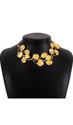 Exaggerated Leaf Choker Flowering Girl