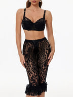 Gerda Lace Capri Pants Set Flowering Girl