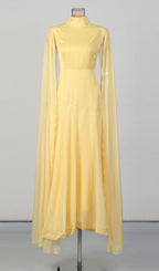Kalonice Yellow Maxi Dress Flowering Girl