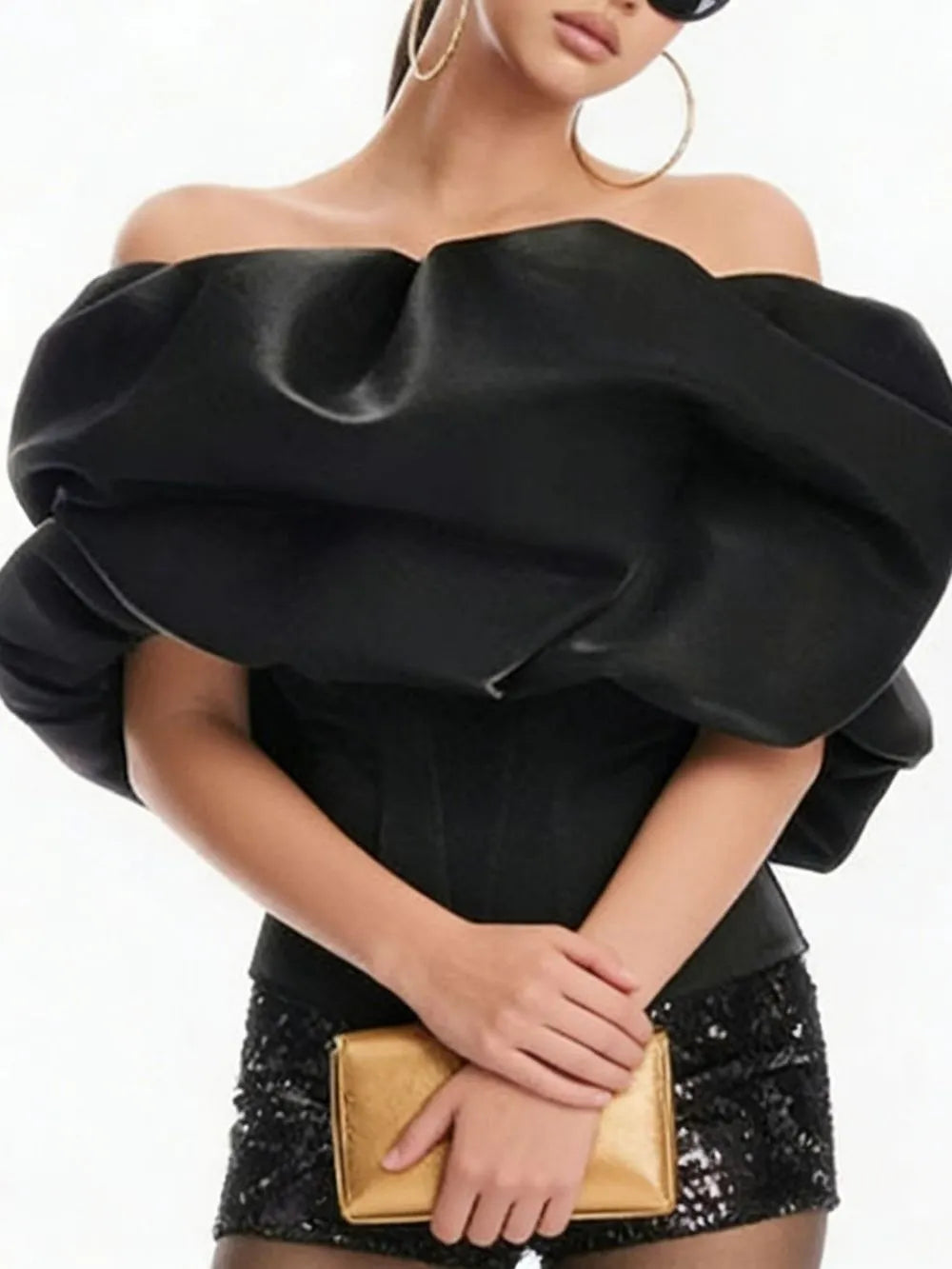 Mattie Off-Shoulder Corset Top Flowering Girl