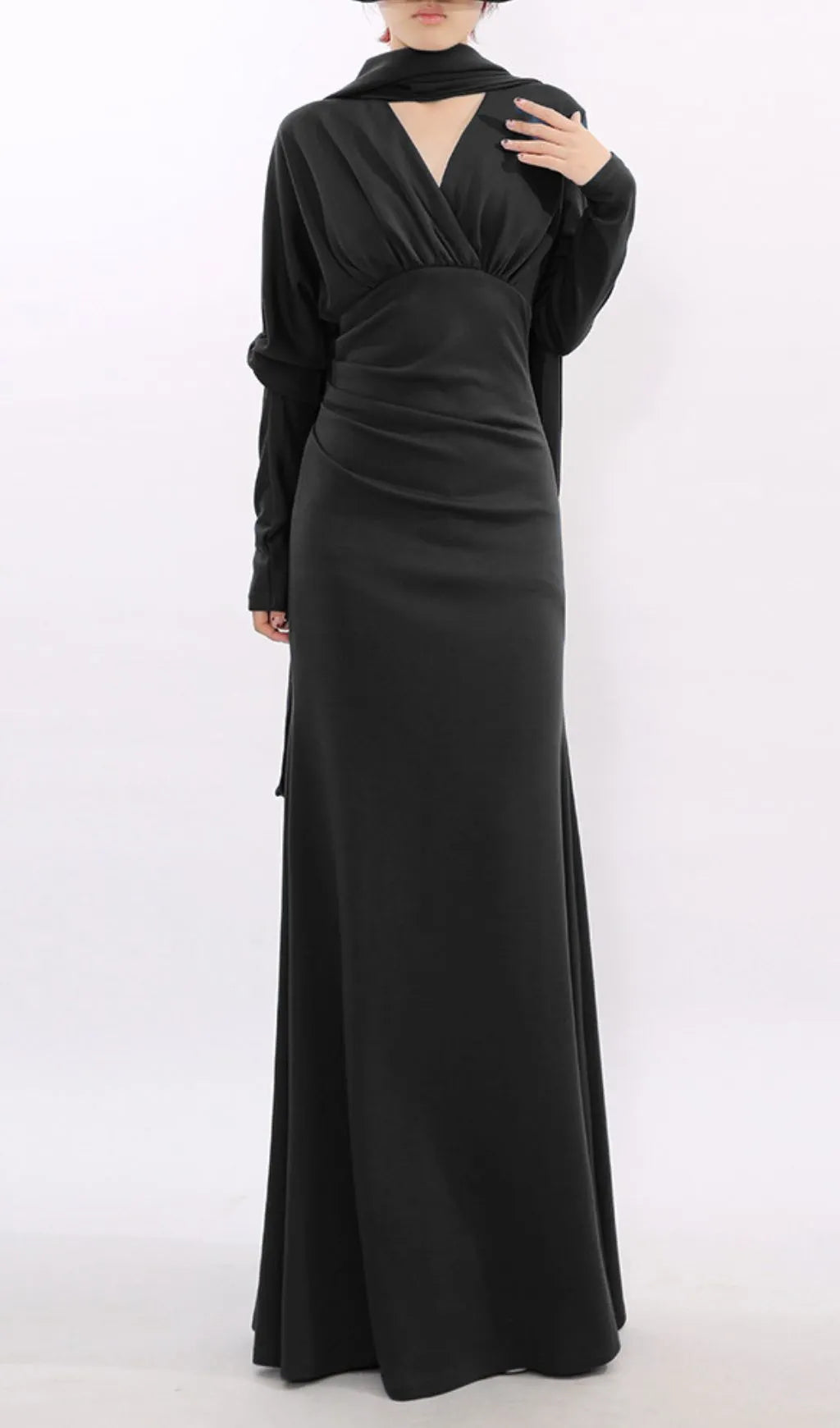 Jaana Long Sleeve Maxi Dress Flowering Girl