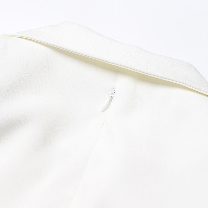 bernice Forina Flower Blazer Dress in white Flowering Girl