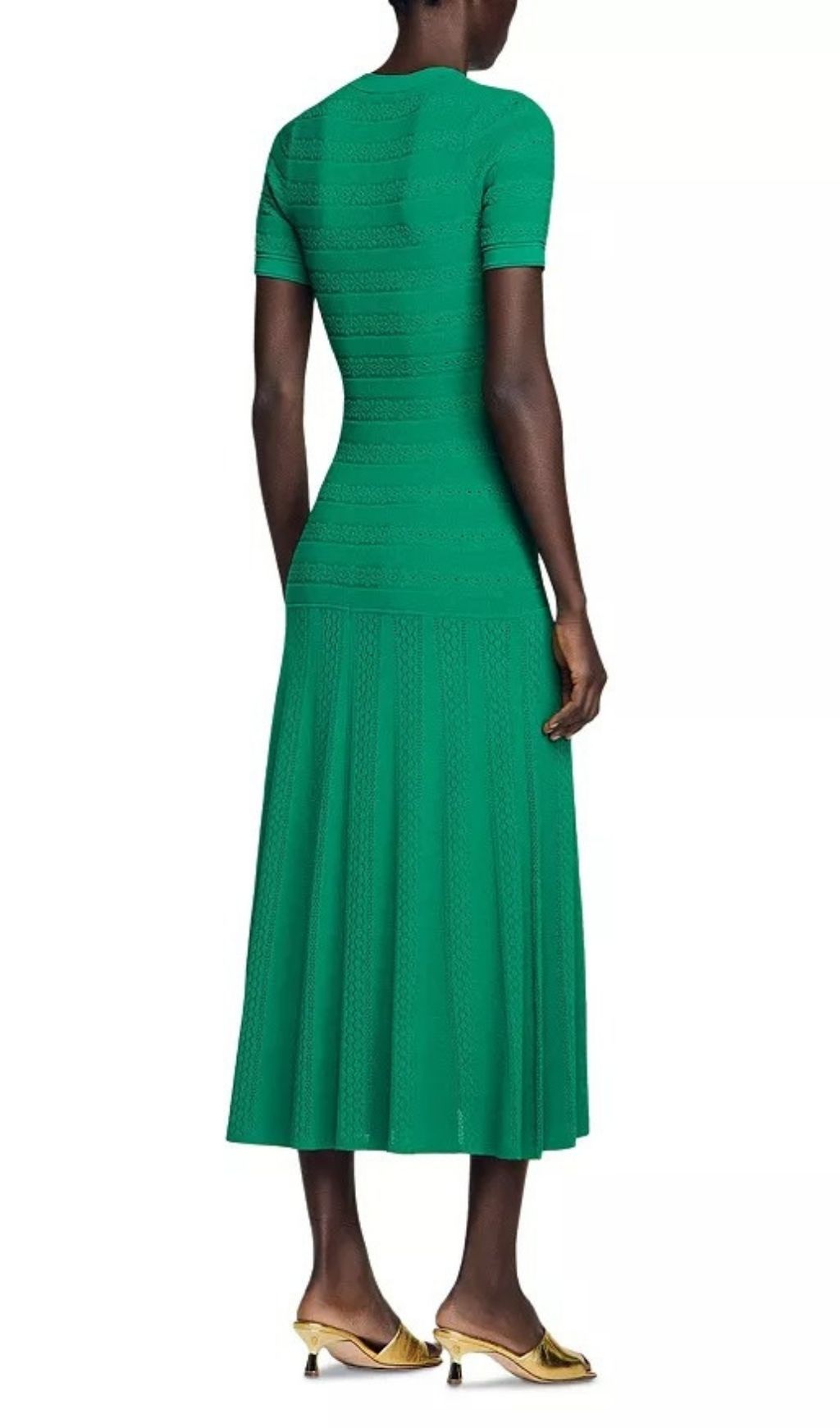 Knit Midi Dress Flowering Girl