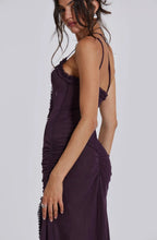 Norah Printed Maxi Dress - Purple Flowering Girl